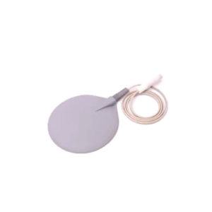 Rubber electrode with lead