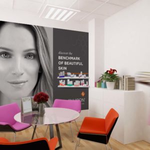 Environ Professional Wall Mockup Thumbnail 1 With Shelf | SkinHealth Canada