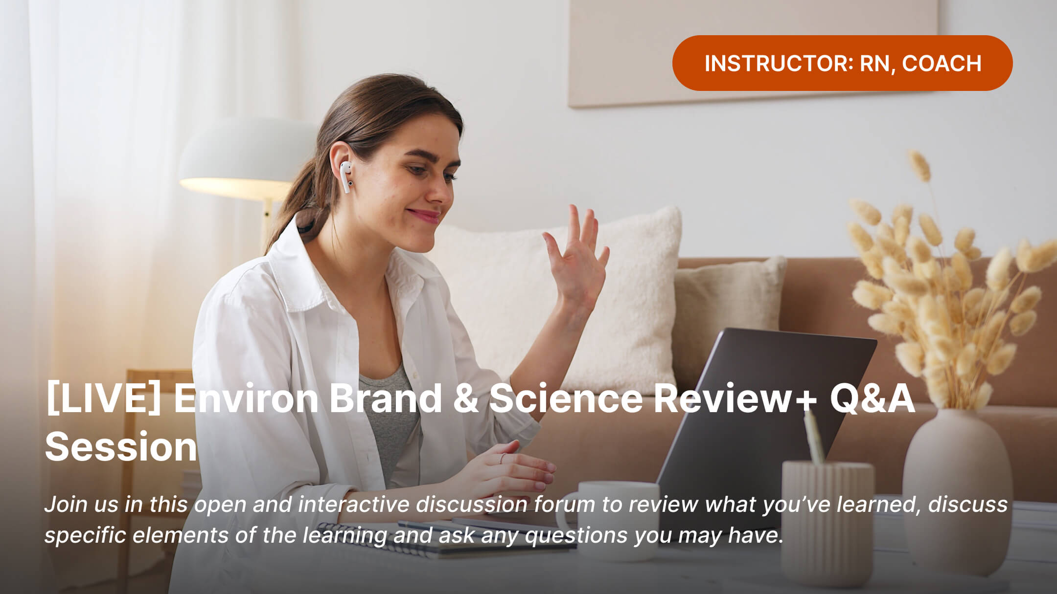 [LIVE] Environ Brand & Science Review+ Q&A Session – SkinHealth Canada